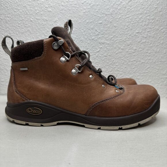Chaco Tarvia Brown Leather Lace Up Hiking Outdoor - Picture 1 of 7